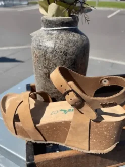 BioNatura Sandal 24Fregene Tortora/Lys Cognac