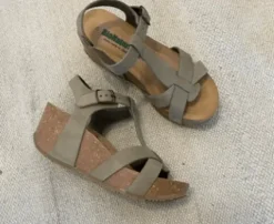 BioNatura Sandal Khaki Farvet Style 24 A 914