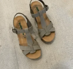 BioNatura Sandal Khaki Farvet Style 24 A 914