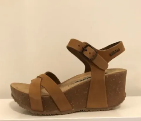 BioNatura Sandal Style 24 Fregene Brandy Nabuk Sandal