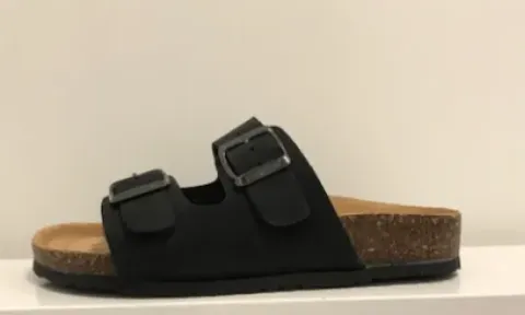 BioNatura Sandal Style 11 Thesis Sort Nabuk Sandal