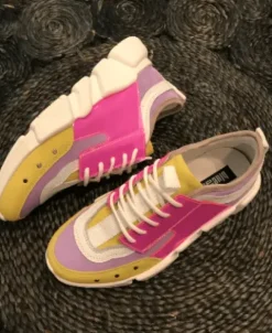 Blue On Blue Kracy Purple Pink Sneakers – SPAR 70%