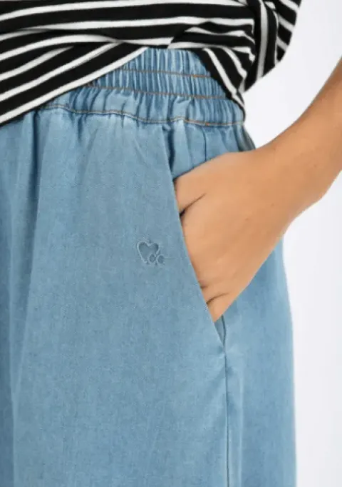 CC Heart Ellis Skirt Denim