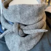 CC Heart Small Triangle Scarf Grå