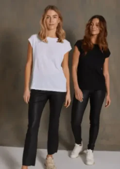 CC Heart Sort T-Shirt Med Rund Hals