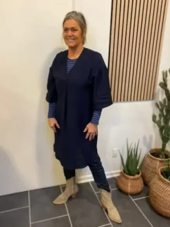 Co Couture Blå Caryn Pleat Tunic