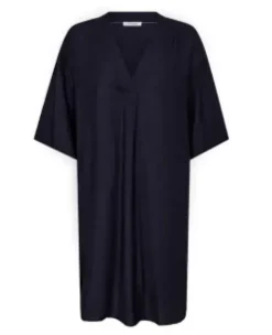 Co Couture Blå Caryn Pleat Tunic