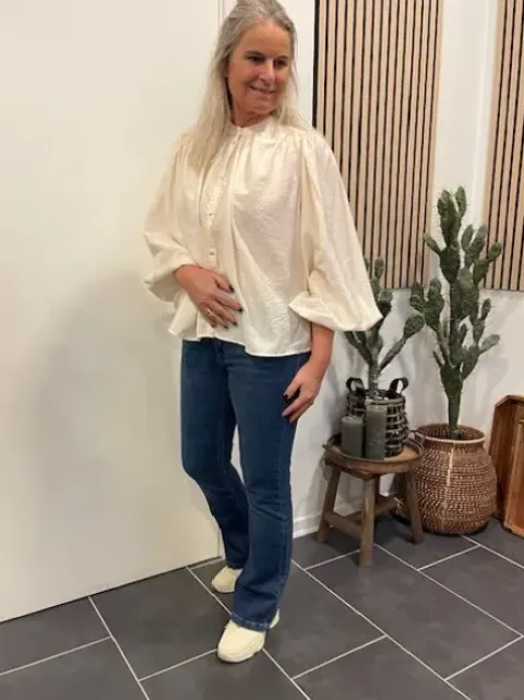 Co Couture Callum Aila Powder Bluse