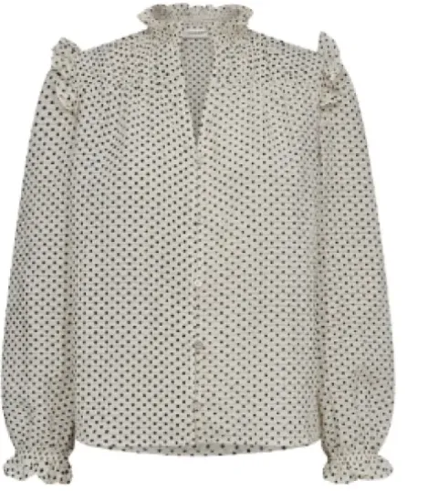 Co Couture Chess Dot Skjorte