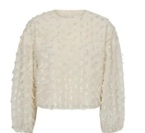 Co Couture Fozzy Bluse Off White
