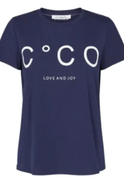 Co couture Navy Coco Signiature T-shirt