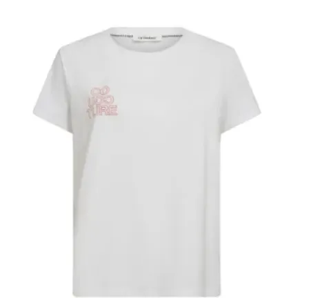 Co Couture Siara Outline Hvid T-shirt