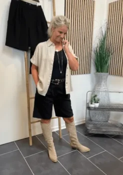 Co Couture Sort Vola Bermuda Shorts