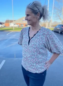 Co couture Wall Flower Bluse