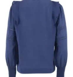 Continue Bluse Joey Chroche Navy Blue