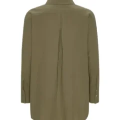 Continue Elinor Army Skjorte Med Simili Sten