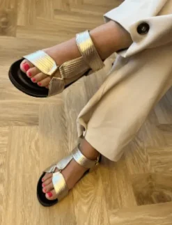 Copenhagen Shoes Carrie Gold Sandal