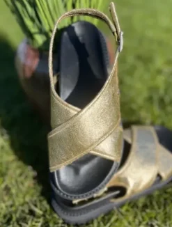 Copenhagen Shoes Goldie Gold Sandal