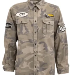 Costa Mani Badge Camouflage Skjorte/Jakke