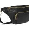 Depeche Sort Bumbag Med 2 Guld Lynlåse Style 13396