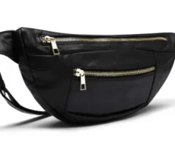 Depeche Sort Bumbag M/Guld Lynlåse Style 13860
