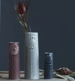 Dottir Lines Medium Hvid Vase