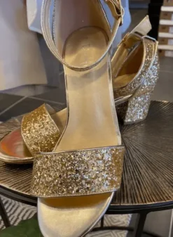 Duffy Guld Glitter Sandal