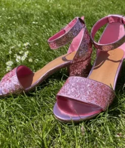Duffy Lyserød/Pink Glitter Sandal