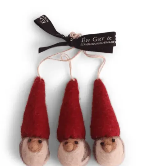 En Gry & Sif Gnomes Nisser Sæt Med 3 Stk