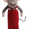 En Gry & Sif XL Grey Boy Mouse Red Pants 60 Cm