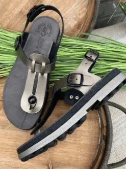 Fantasy Marlena Antracite-Sort Sandal
