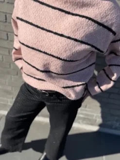 Freequent Hara Strik Rosa Stribet