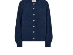 Freequent Louisa Blå Strik Cardigan