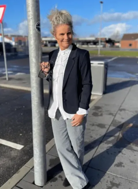 Freequent Nanni Blazer Marine Blå
