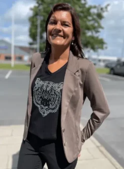 Freequent Nanni Mørk Nougat Blazer