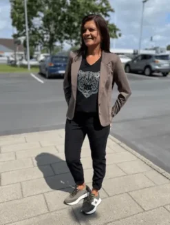 Freequent Nanni Mørk Nougat Blazer