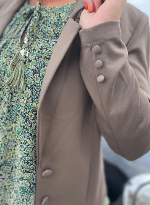 Freequent Nanni Mørk Nougat Blazer