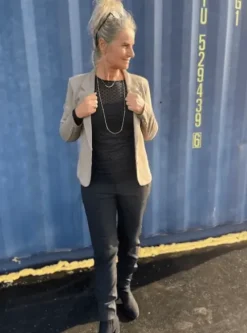 Freequent Nanni Walnut Blazer