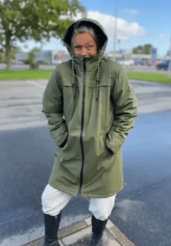Freequent Rain Jacket Army
