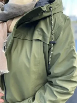 Freequent Rain Jacket Army