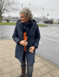 Freequent Rain Jacket Navy