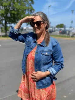 Freequent Rock Denimjakke