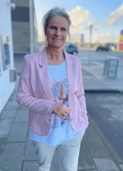 Freequent Rosa Farvet Nanni