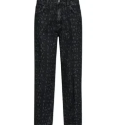 Haute Lamitie Crop Logo Jeans