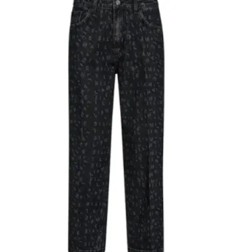 Haute Lamitie Crop Logo Jeans
