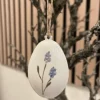 Maileg Easter Egg Ornament Blå Blomst