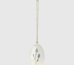 Maileg Easter Egg Ornament Blå Blomst