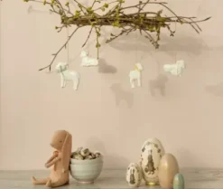 Maileg Lam Off White Metal Ornament