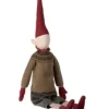 Maileg Mega Pixy Boy Brun Strik Size 6