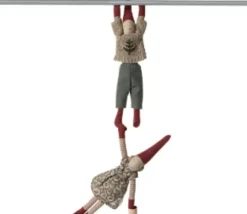 Maileg Pixy Size 1 Boy Med Grå Overalls
